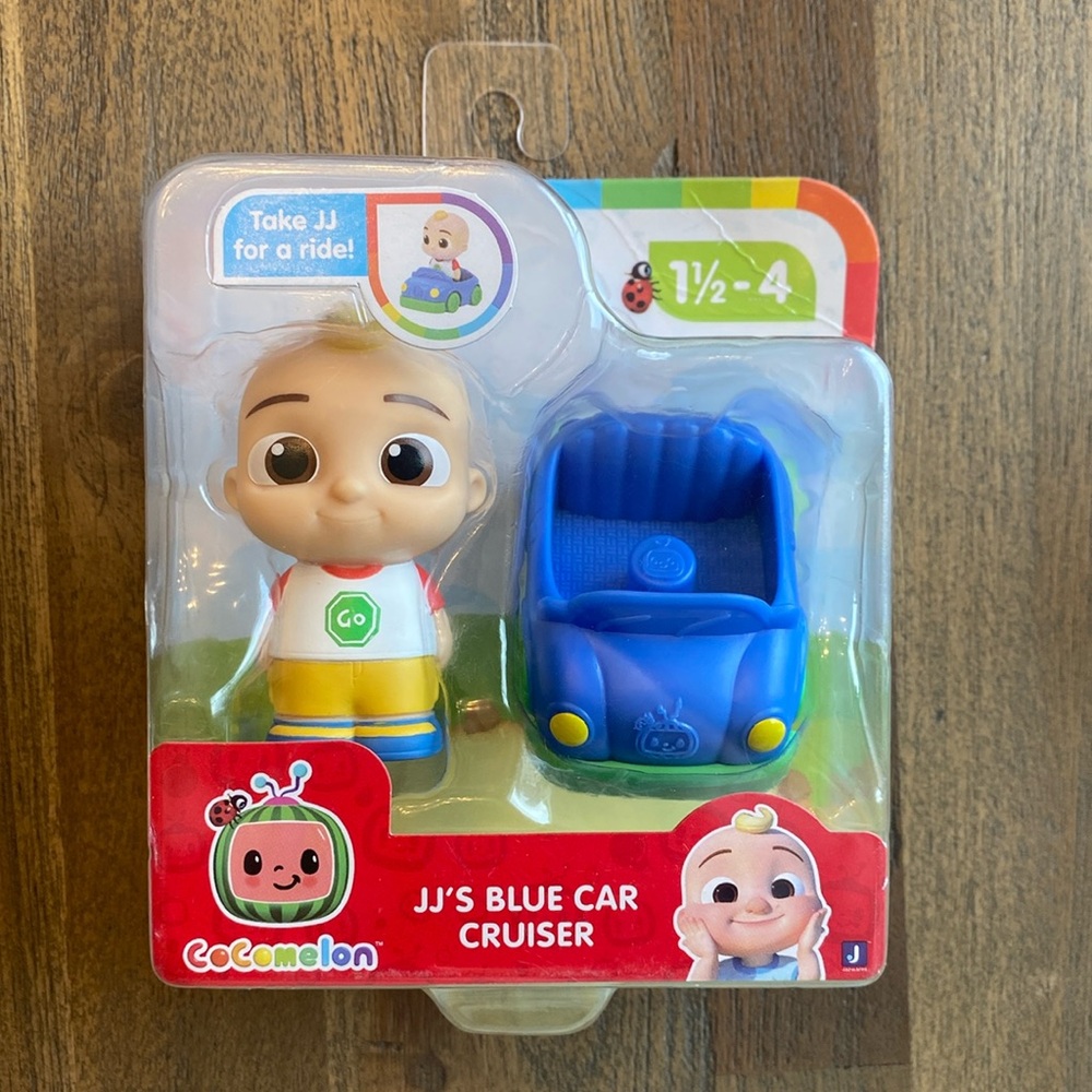 🎈Cocomelon JJ’s Blue Car Cruiser, Ages 1.5-4 Years, NIP